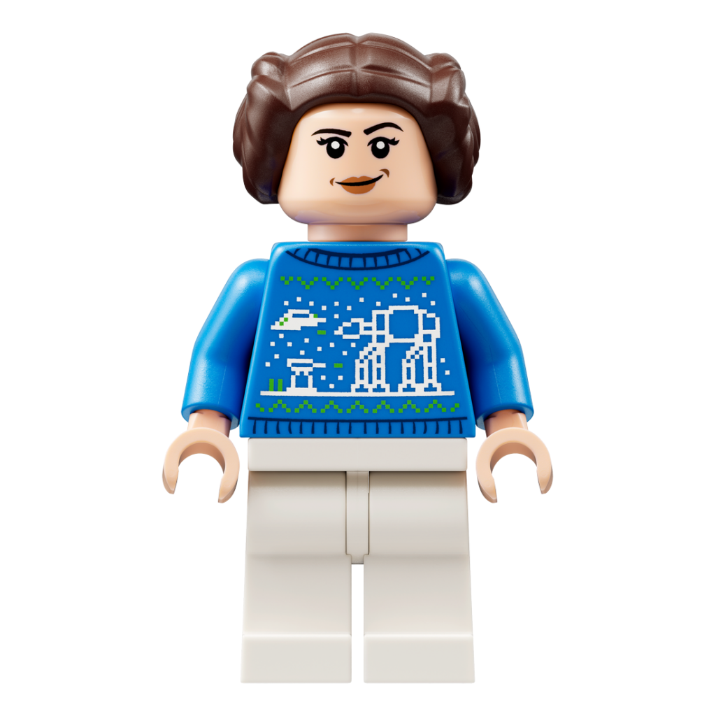 LEGO Star Wars Princess Leia in Holiday Sweater Minifigure from 75395